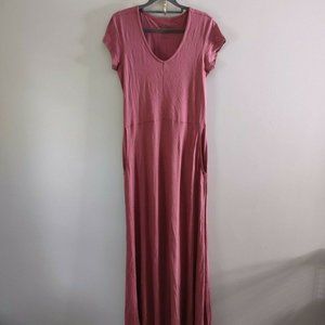 Peruvian Connection Pima Cotton Blend Maxi Dress